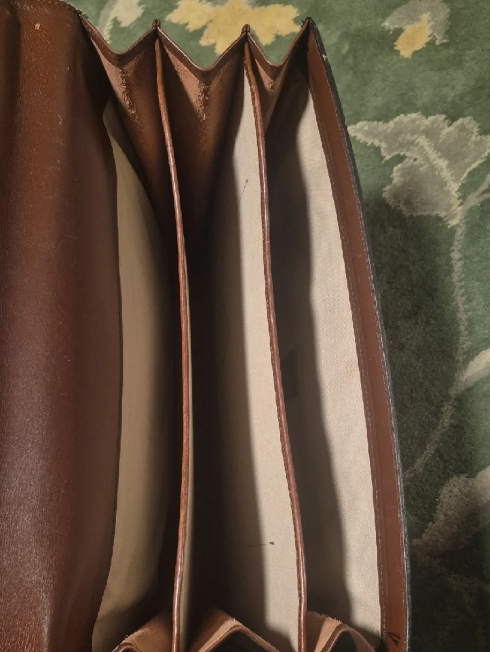 Classic Brown Leather Briefcase - Men's Professional Bag